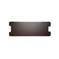 A black deck cover on a white background.