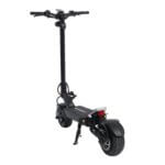 A black electric scooter on a white background, featuring the Fighter 11 model.