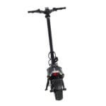 A black electric scooter on a white background, representing Fighter 11.