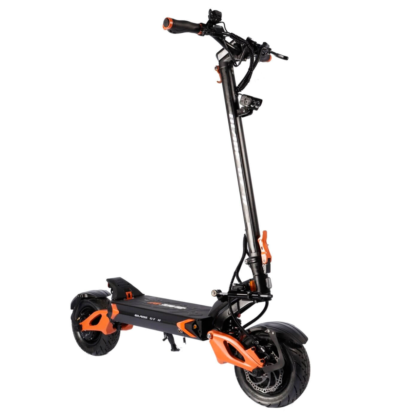 An electric scooter, Blade GT II, on a white background.