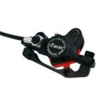 A black and red Zoom Hydraulic Brake Set caliper on a white background.
