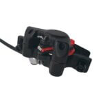 A black and red Zoom Hydraulic Brake Set clamp on a white background.